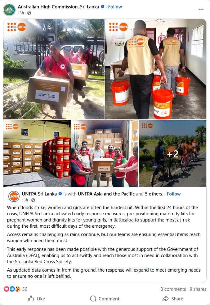 Australian High Commission on Sri Lanka floods.jpg