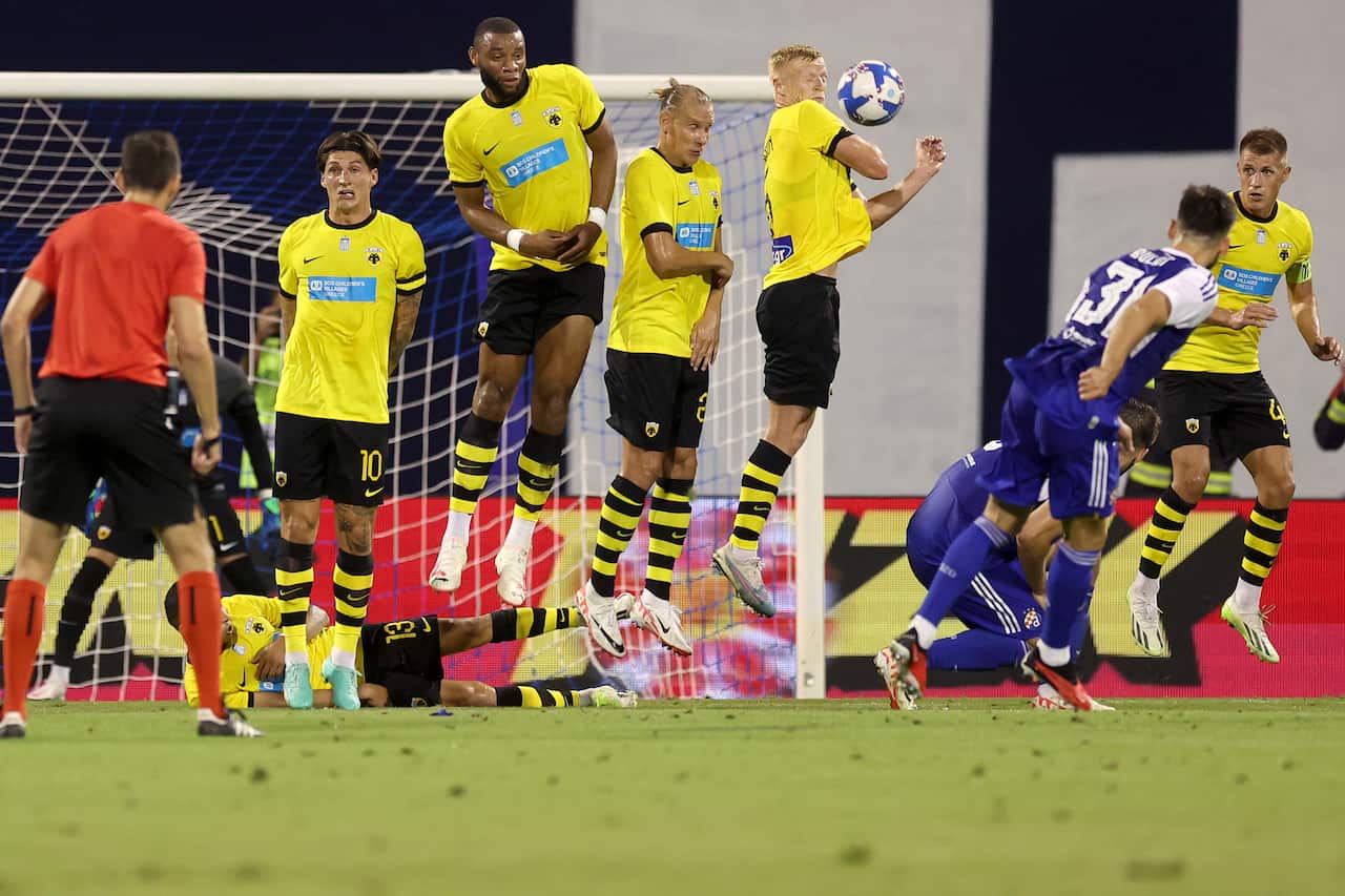 Dinamo Zagreb v AEK Athens - UEFA Champions League Third Qualifying Round: First Leg