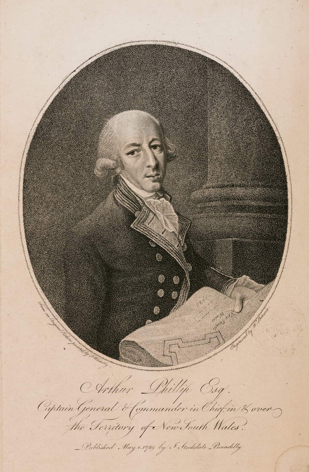 Arthur Phillip, British naval commander, c 1789.