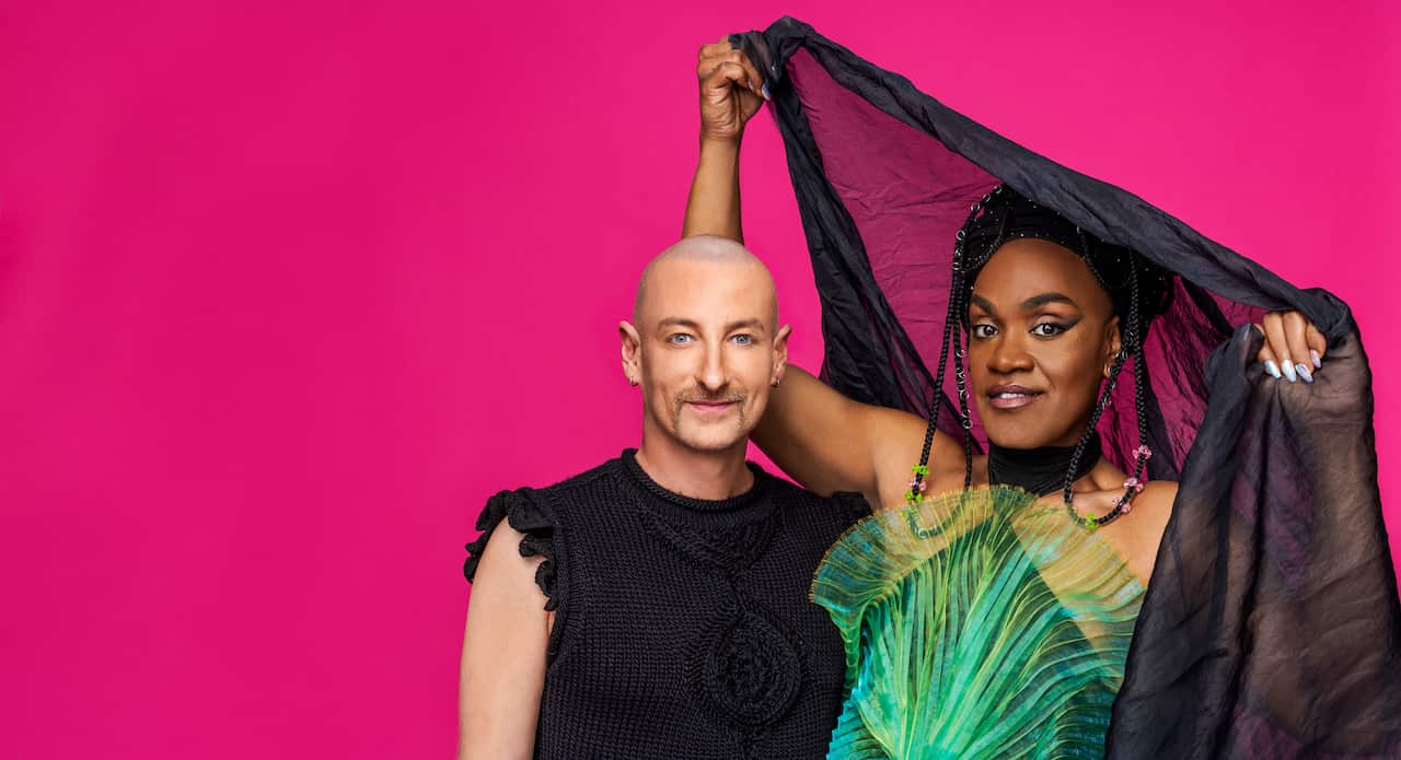 Image of Electric Fields duo Michael Ross and Zaachariaha Fielding
