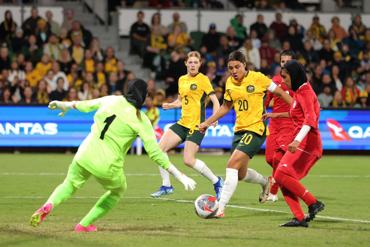 SOCCER AUSTRALIA IRAN WOMEN