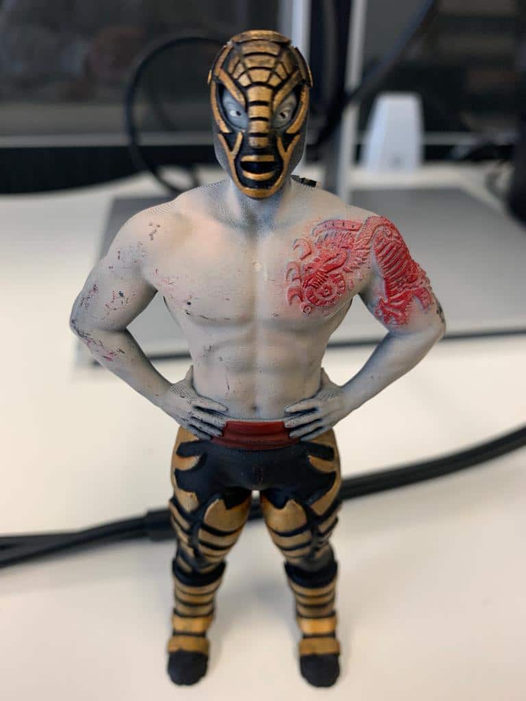 Red Scorpion Action Figure