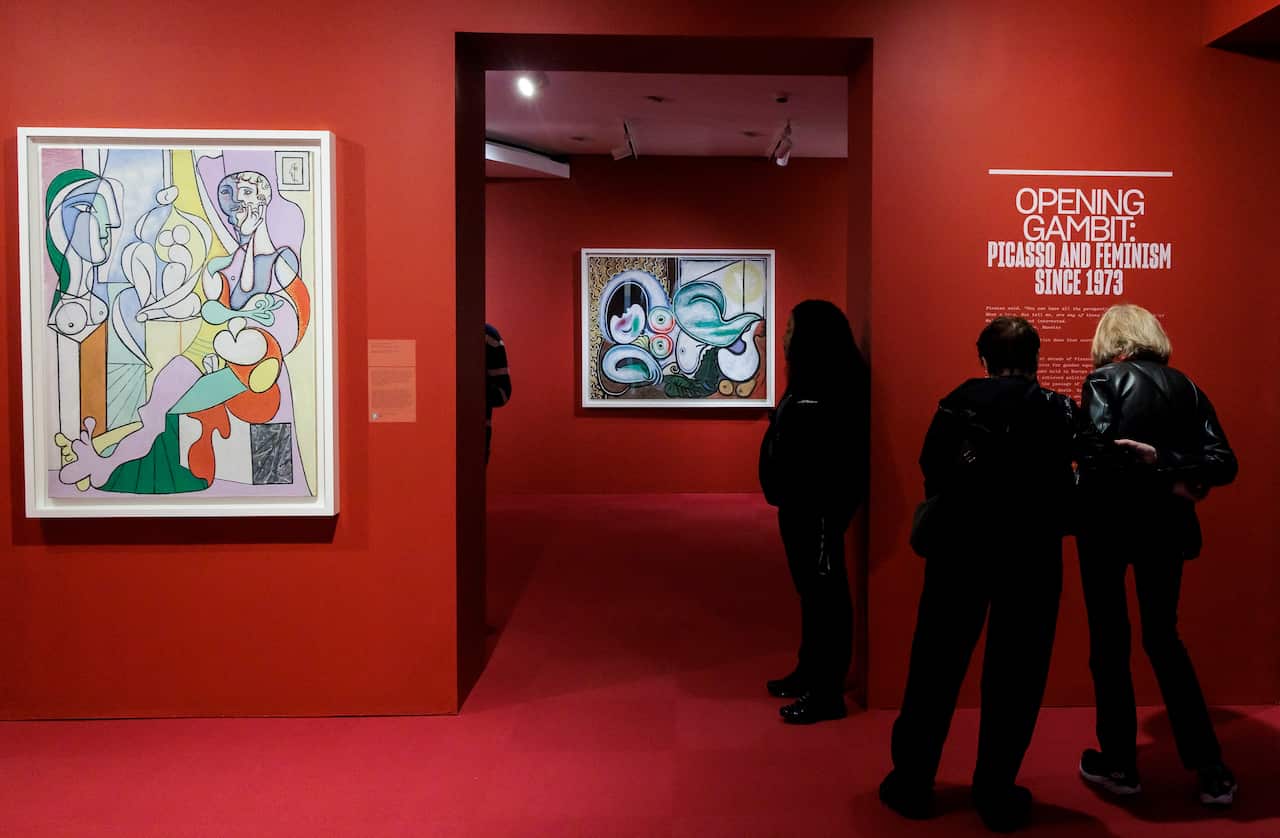 USA NEW YORK PICASSO HANNAH GADSBY EXHIBIT