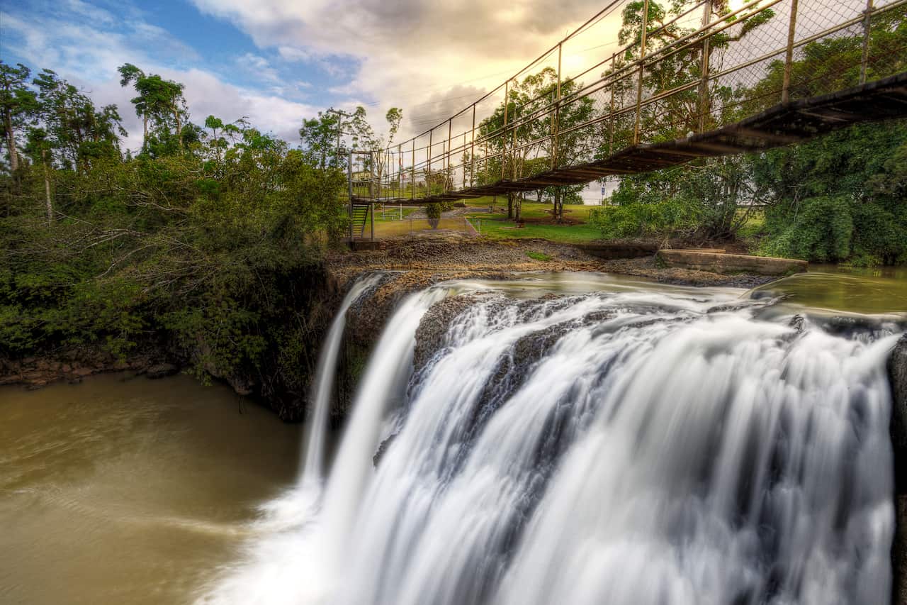 Mena Creek Falls Near Innisfail, Far North Queensland, Australia