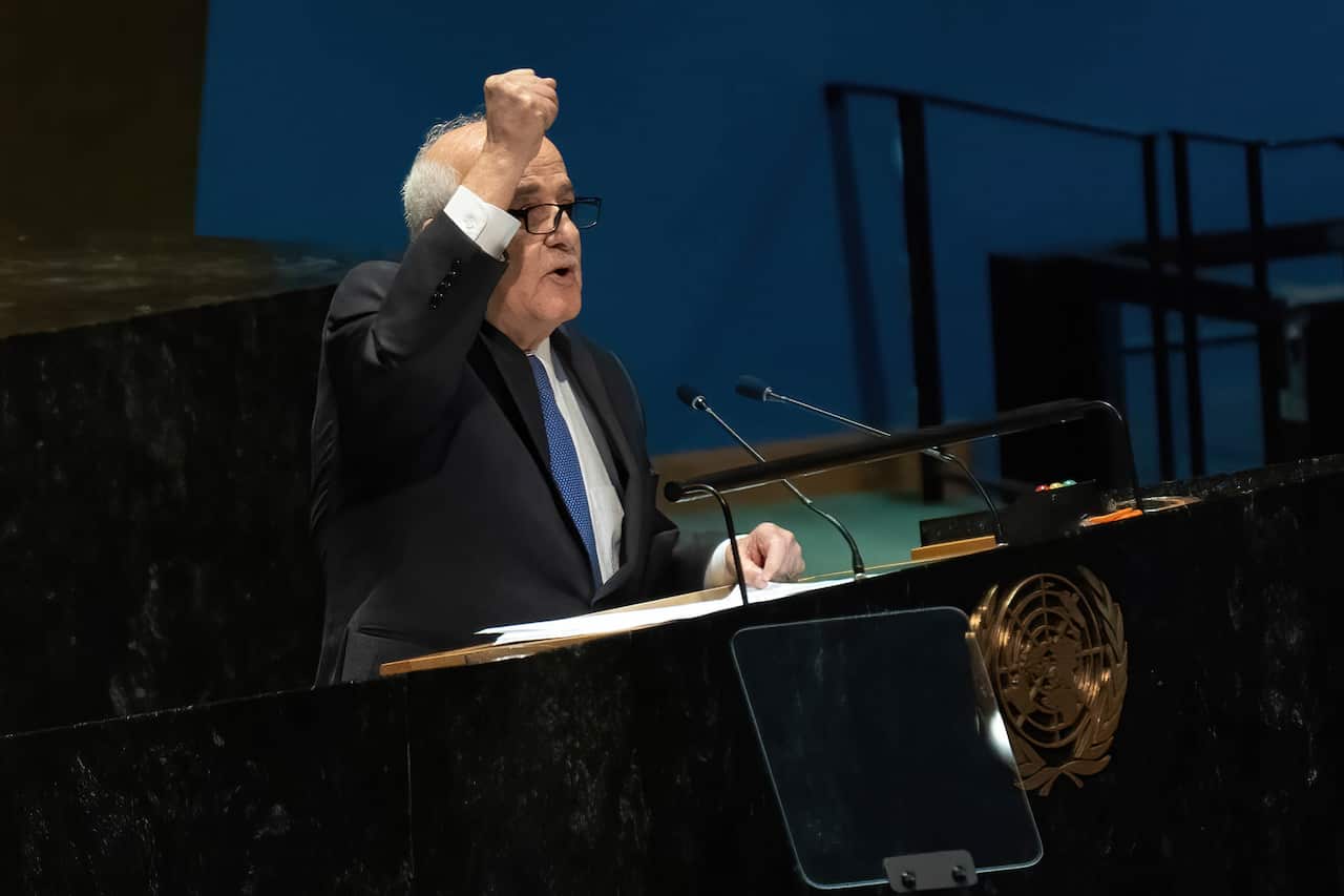 United Nations General Assembly meeting on Membership of Palestine in Manhattan - 10 May 2024