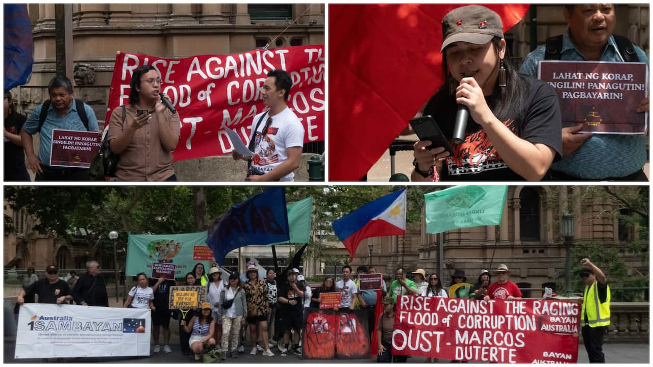 Progressive organisations led by BAYAN Australia held the 'November 30 rally' against corruption at Sydney Town Hall in solidarity with the 'Baha sa Luneta 2.0' protest in Manila. 