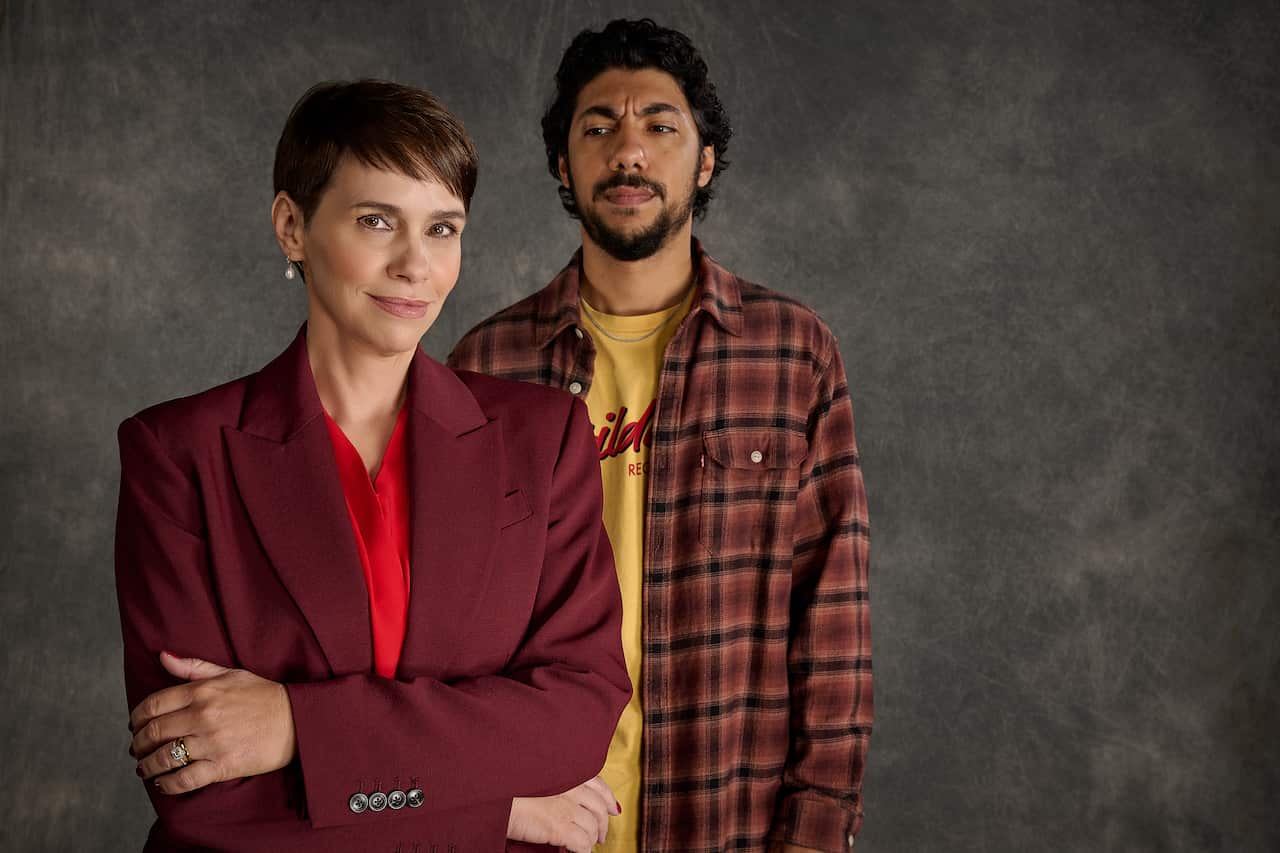 Tasma Walton (June) & Hunter Page-Lochard (Charlie) in 'Reckless'