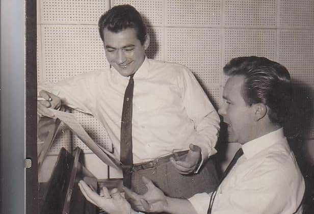 Peter Ciani with Johnny O’Keefe in 1965