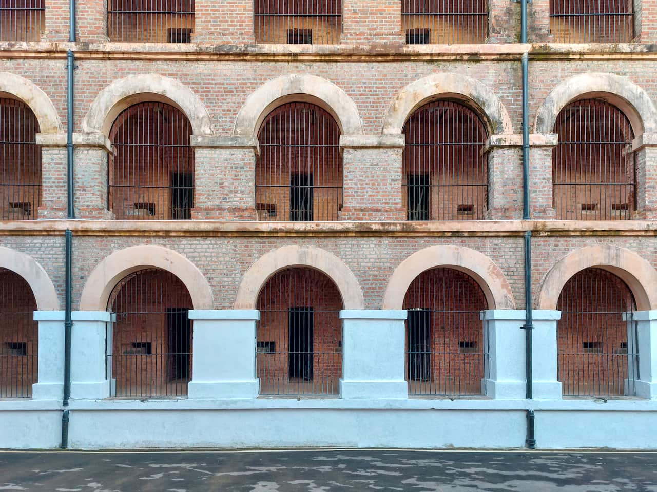 Cellular Jail, also known as Kala Pani Jail,  Andaman and Nicobar Islands, India