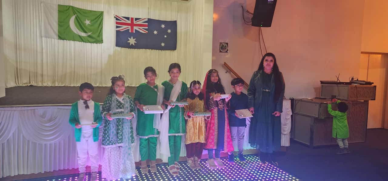Kids celebrating 14 Aug in perth
