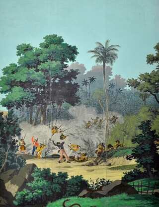 Luxury wedding venue apologises after photo of massacre painting goes