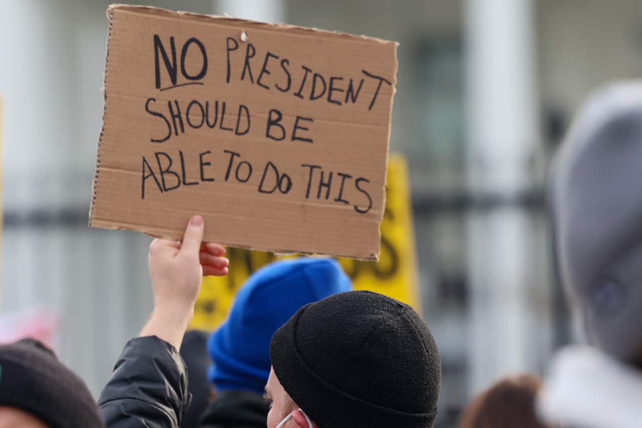 Protest Against Trump’s Actions on Venezuela