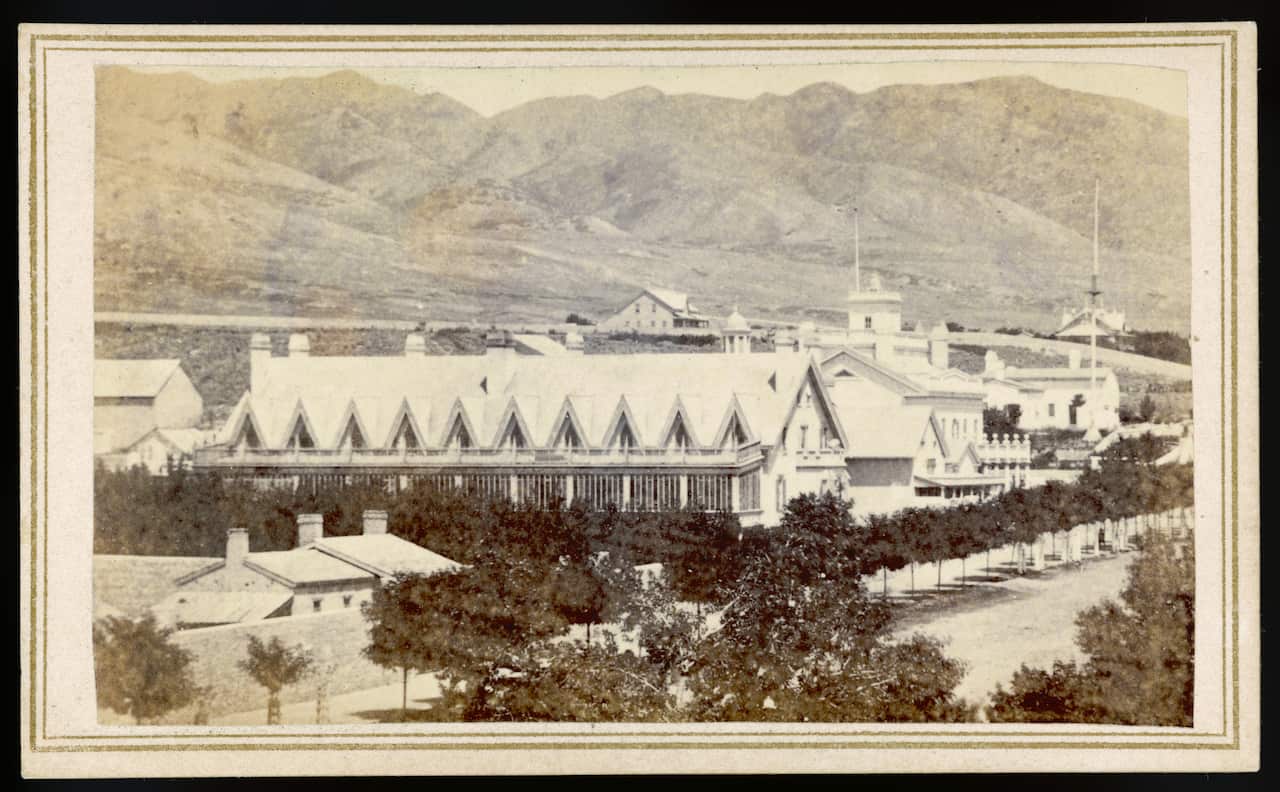 HOME OF B. YOUNG