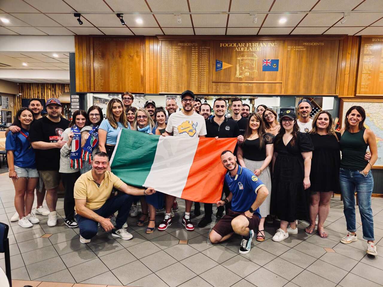 Finale AO al Fogolar Furlan di Adelaide