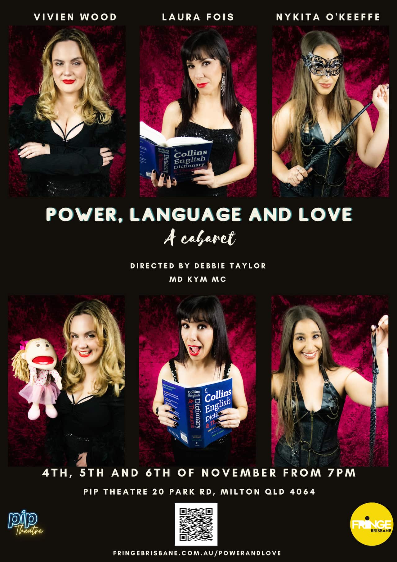 La locandina di Power, language and love.