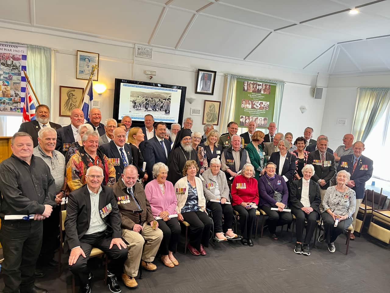 The Greek Government awarded medals of honor to 40 Australian veterans who fought in Greece in the Second World War, in the period 1940 - 1941 