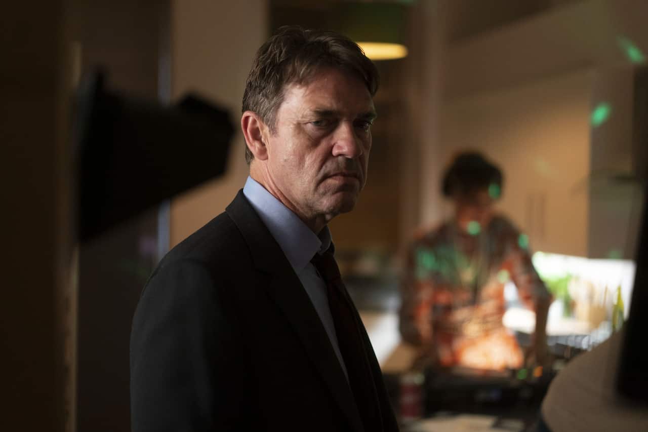 Dougray Scott (DI Ray Lennox) in Crime season 2.