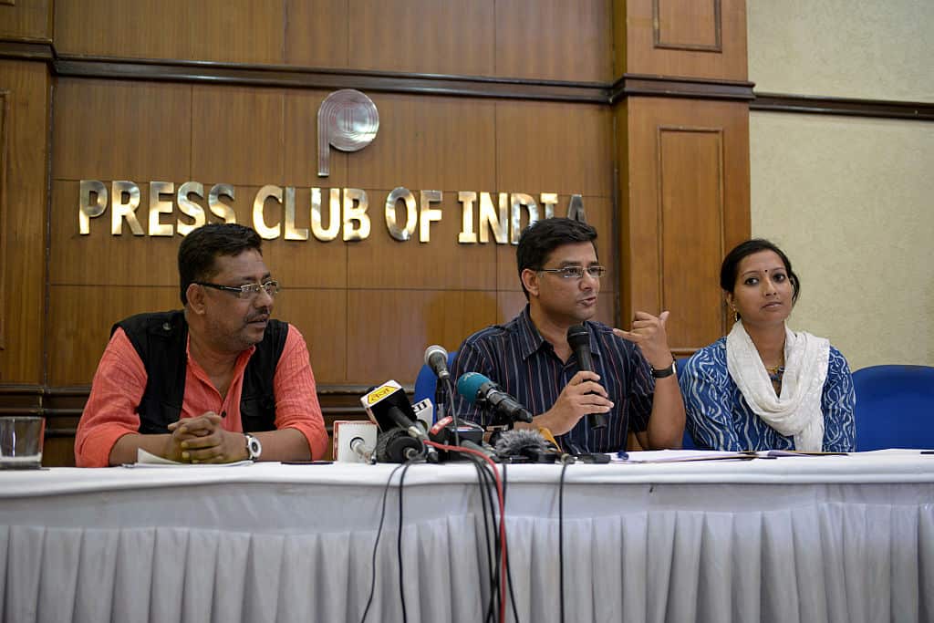 Greenpeace Press Conference In Delhi