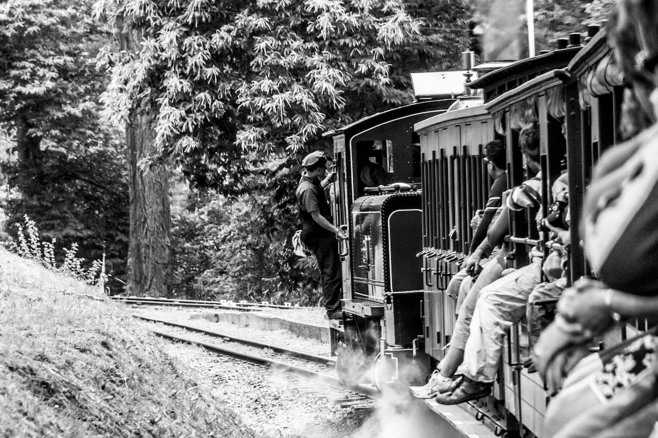 Puffing Billy steam train. Melbourne, Australia