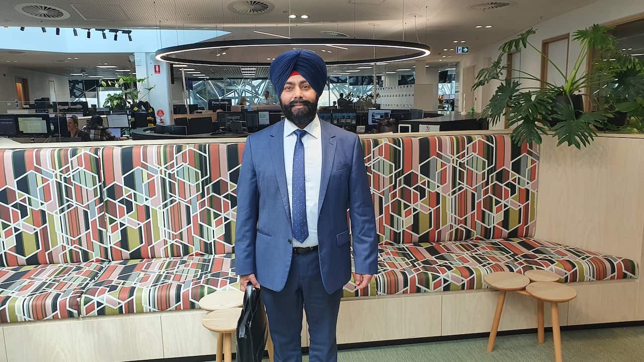 Manpreet Singh works as an accountant in Melbourne's southeast.