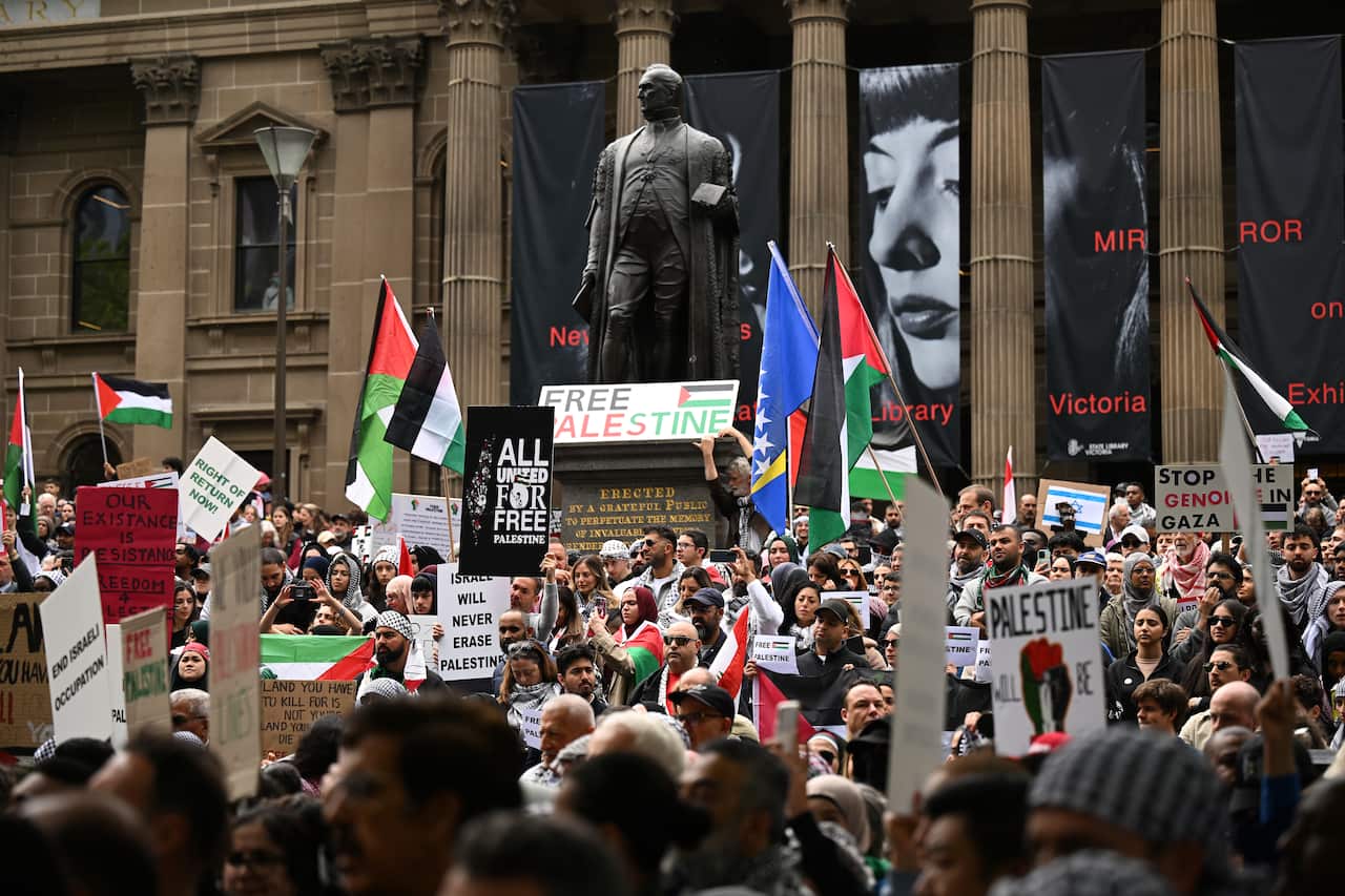 PRO PALESTINE PROTEST MELBOURNE