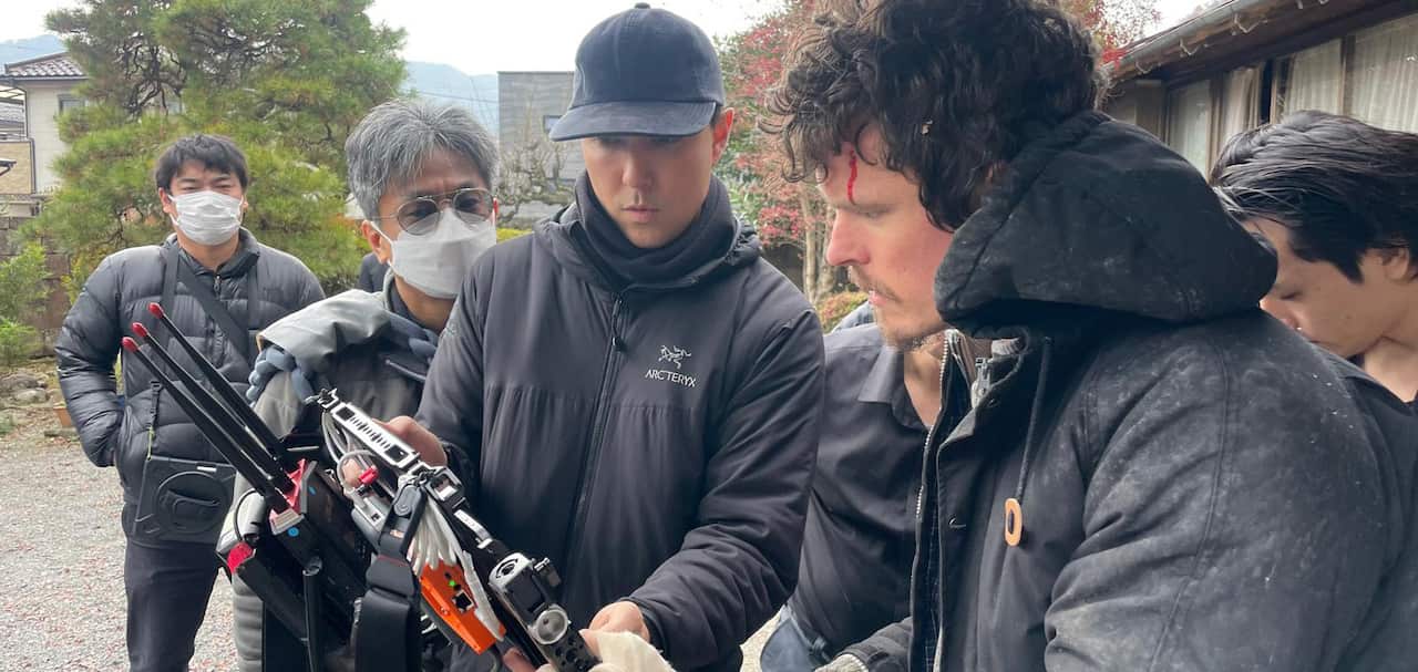 Behind The Scene of "THEY LOVED US THE MOST" by Sean Walker (3rd from left) and James Beaufort (2nd from right)