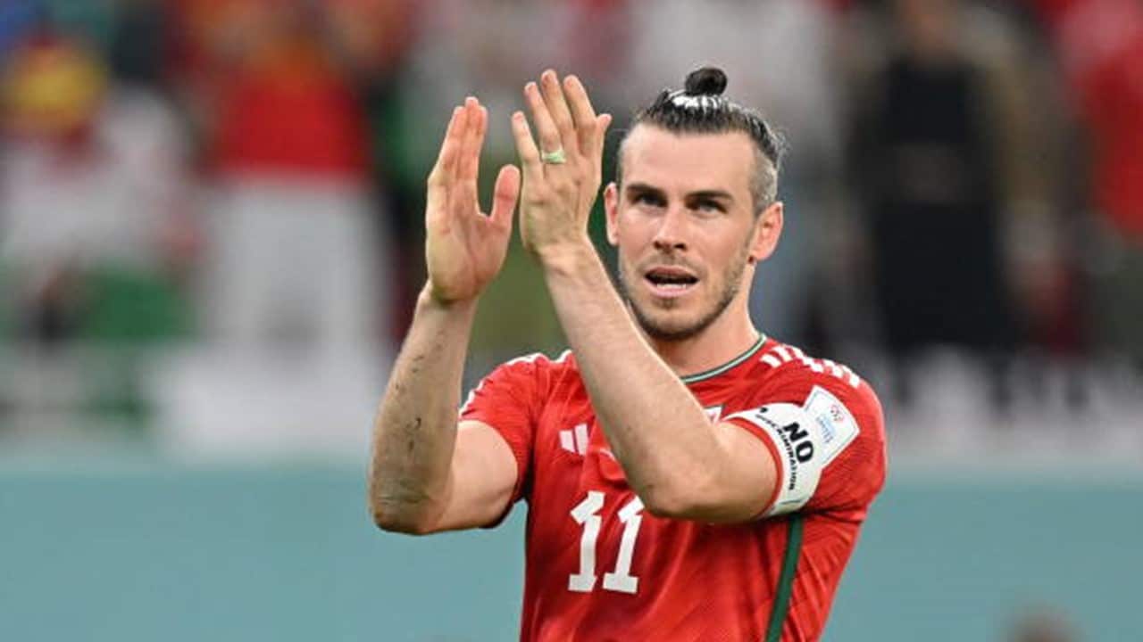 Gareth Bale of Galler celebrates after scoring a goal during the FIFA World Cup Qatar 2022.jpg