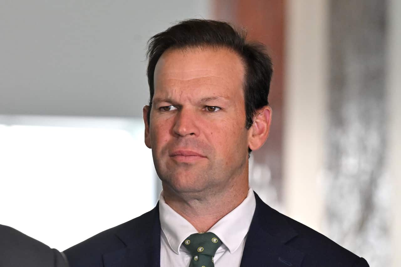 Matt Canavan in a suit and tie