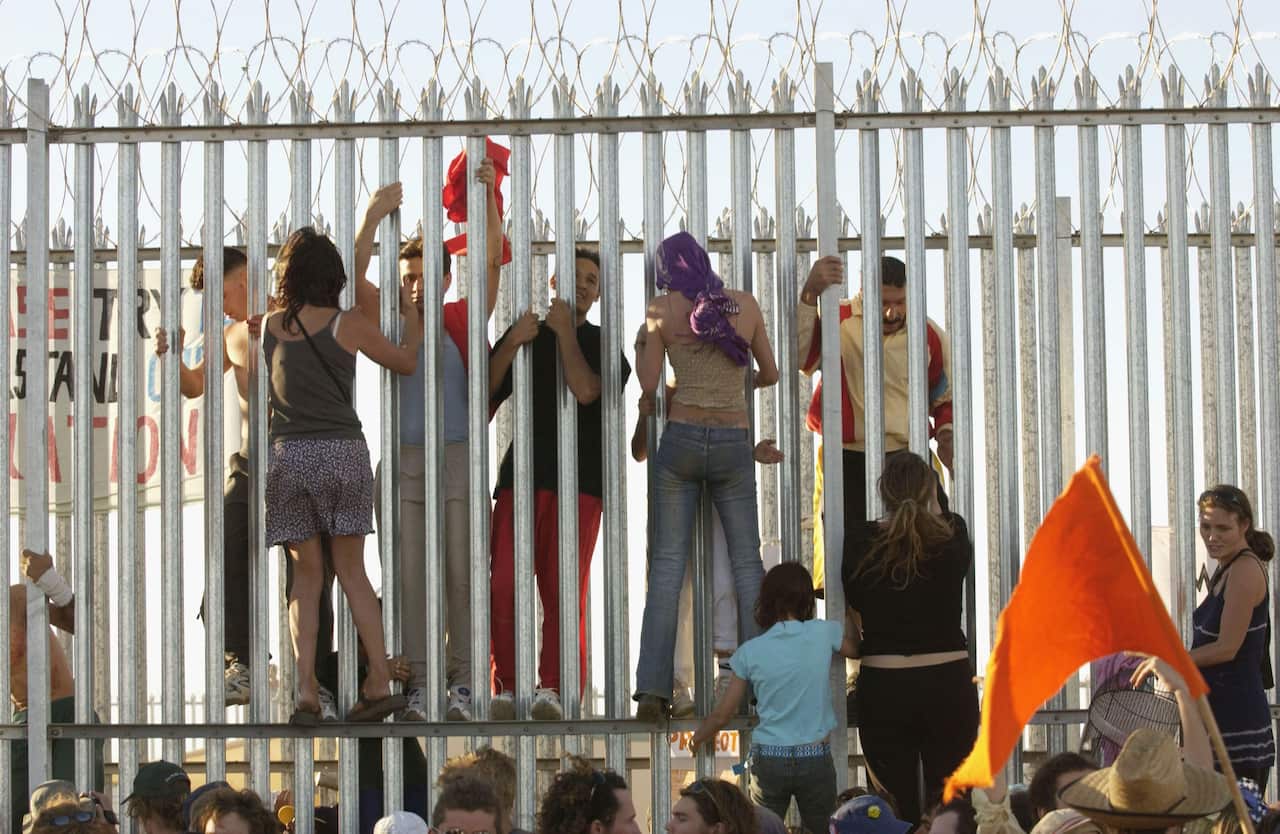 Protests at Woomera