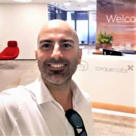 Ferretti in ufficio quando lavorava per Virgin Australia (fino a luglio 2022)