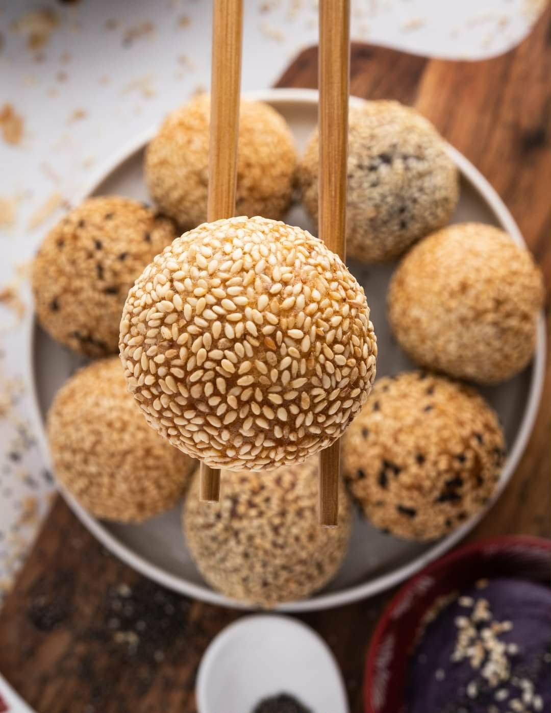 BREEA'S BUCHI SESAME BALLS