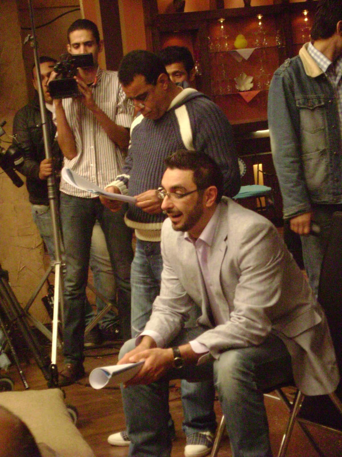 Asad Foulad Kar inBehidthe sceen.JPG