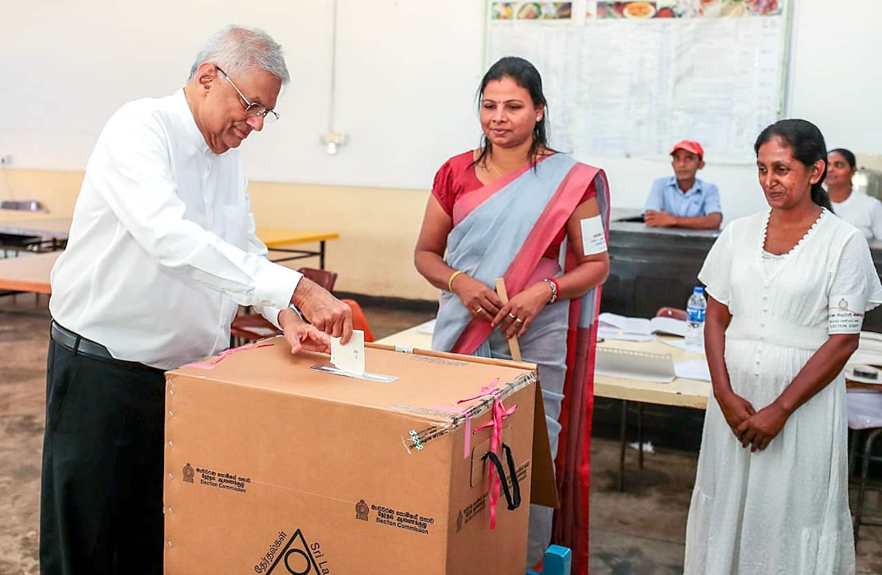 Sri Lanka holds presidential election