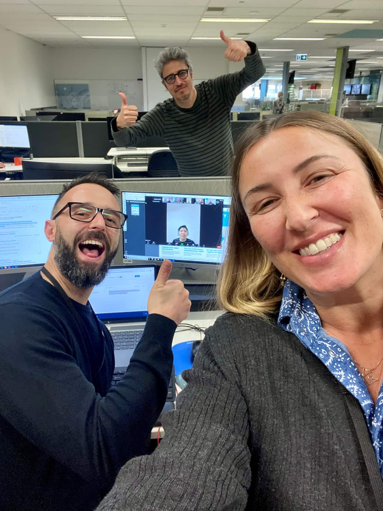 Pif in ufficio a Sydney