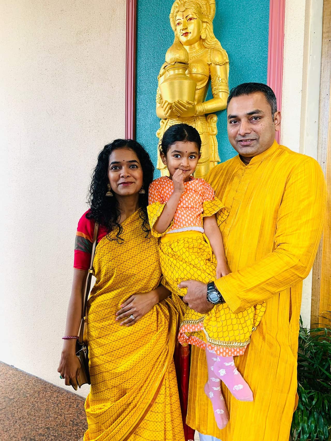 Shayri Pal with her family. 