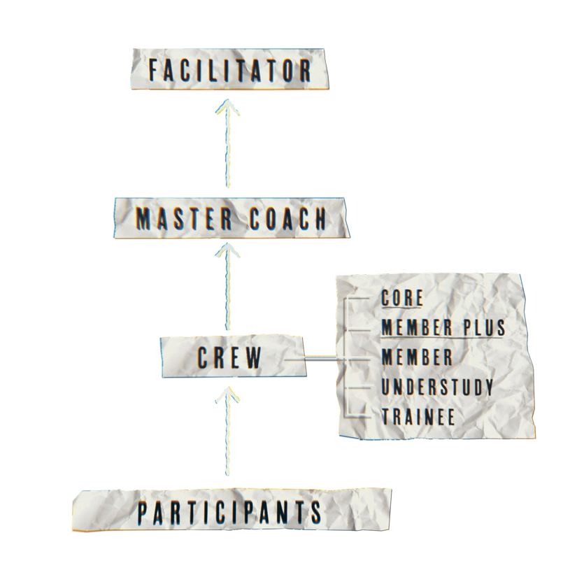 Diagram of the organisational hierarchy of Real Education