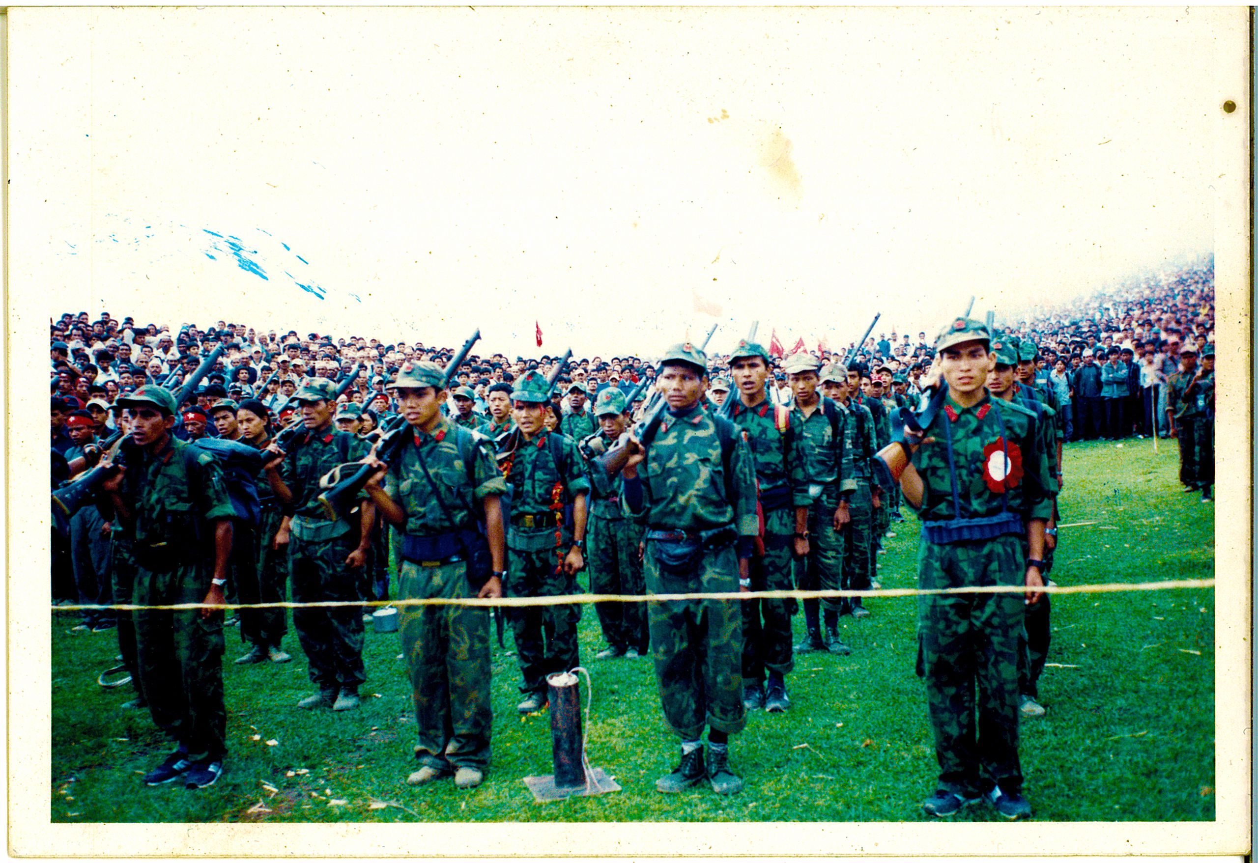 PLA Team marching