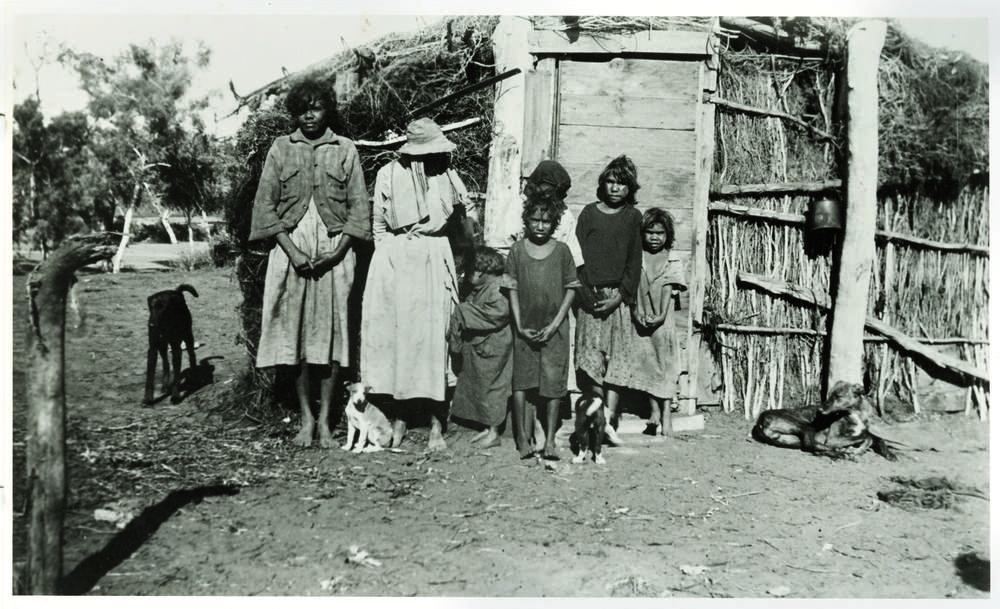 &#39;That&#39;s how they lived&#39;, Henbury Station, NT, 1939. (Image: State Library South Australia)