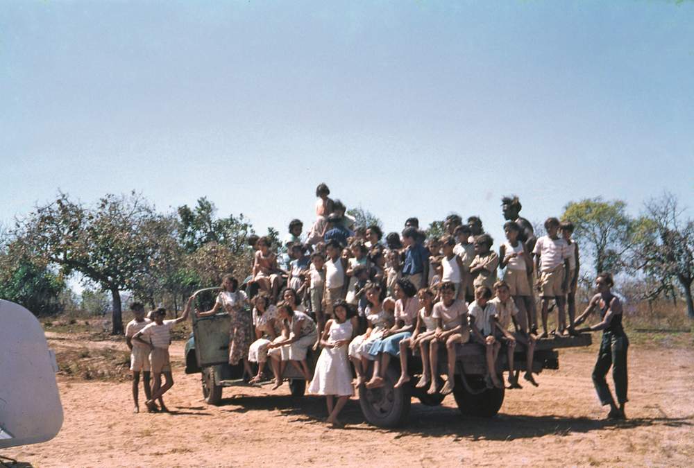&#39;They&#39;ll be lost children&#39;, Methodist Overseas Mission children, Croker Island, 1954. (Image: Jim Gayton, Northern Territory Library)