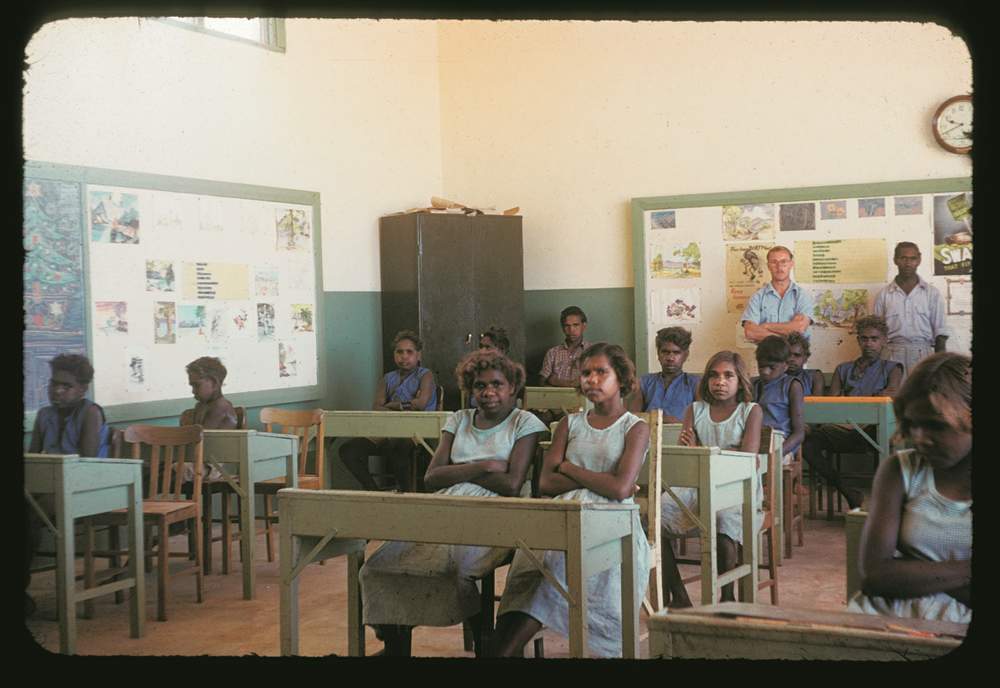&#39;We only learnt a little bit&#39;, older Hermannsburg students. (Image: Strehlow Research Centre)