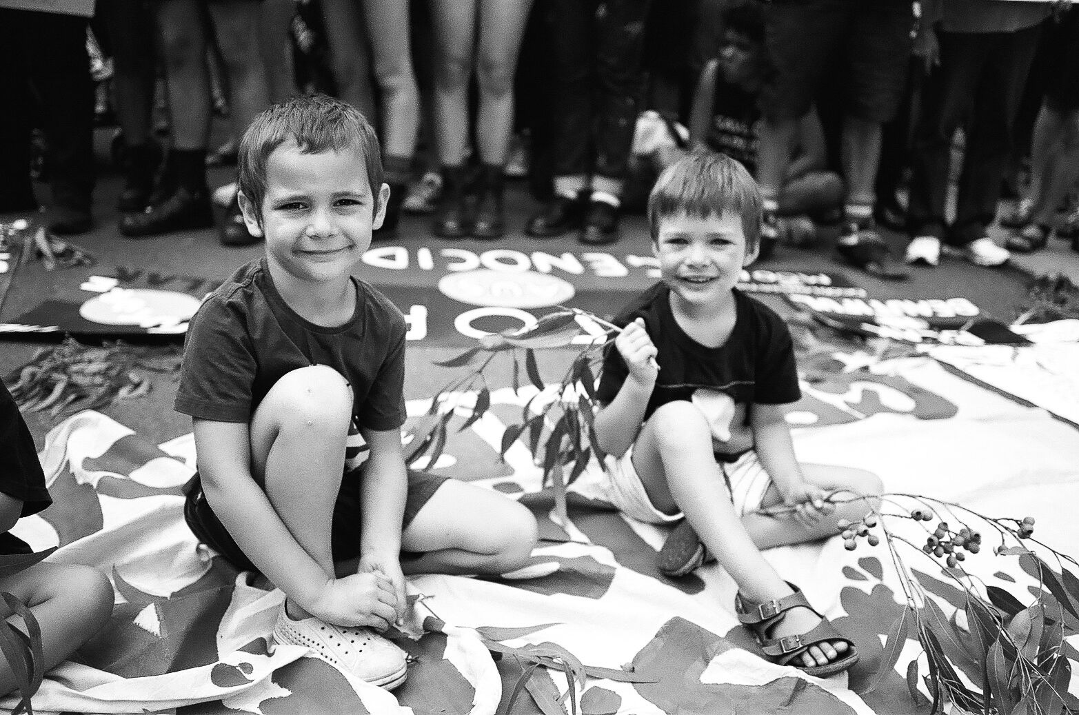 Children and families were also present, providing an opportunity to be involved with their community.