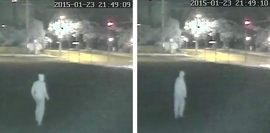 CCTV released by Queensland Police shows the suspected arsonist. CCTV released by Queensland Police shows the suspected arsonist.