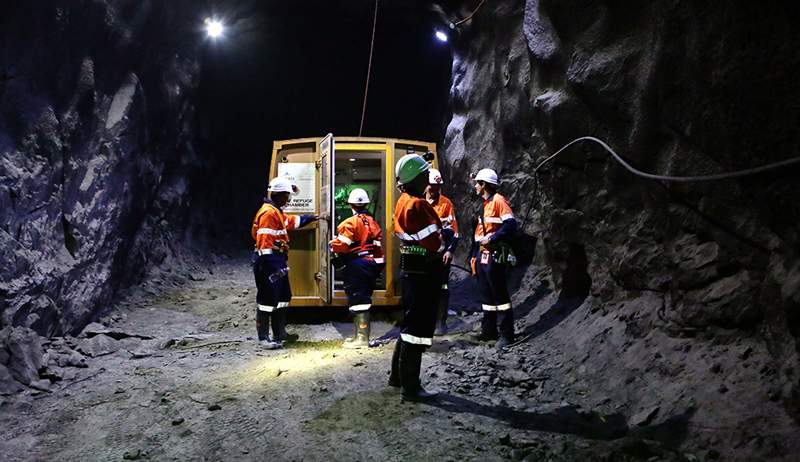 Inside the Stawell mine today.Photo: Kerri Kingston Inside the Stawell mine today.Photo: Kerri Kingston