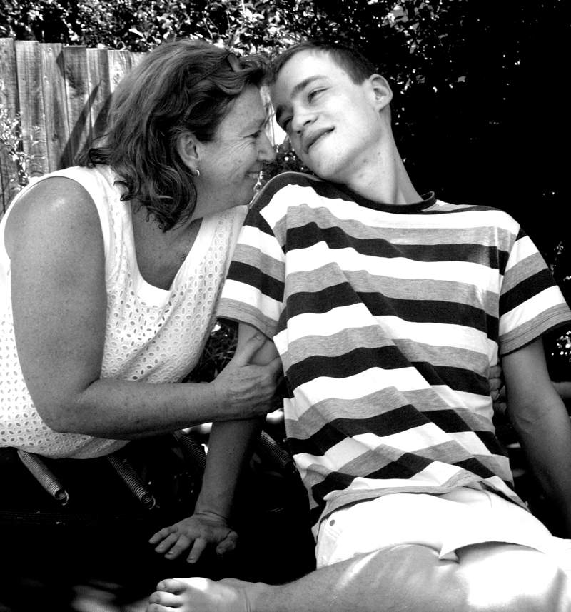 Cynthia Roberts and son Daniel (Photo: Ben Hills). Cynthia Roberts and son Daniel (Photo: Ben Hills).