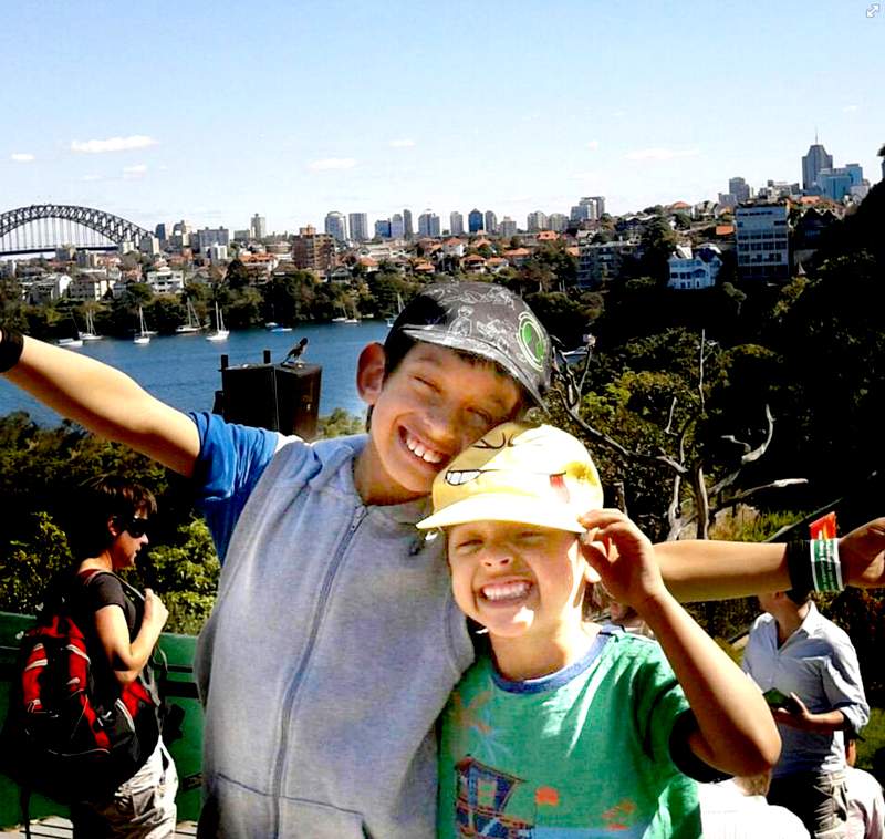 Liam (left) and Benjamin Milne sightseeing a few months before the crash (Photo: Facebook). Liam (left) and Benjamin Milne sightseeing a few months before the crash (Photo: Facebook).