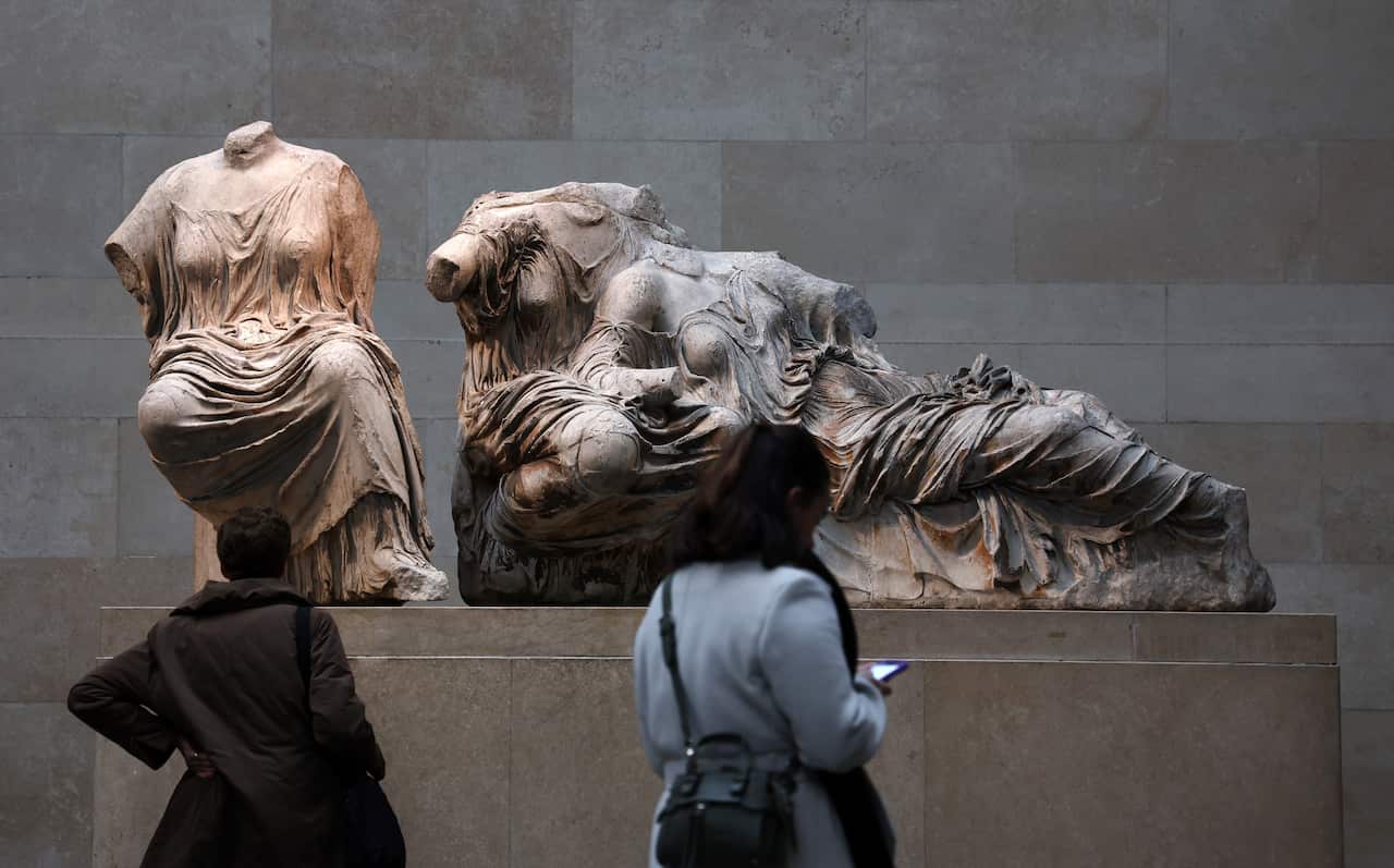 BRITAIN GREECE PARTHENON MARBELS ROW