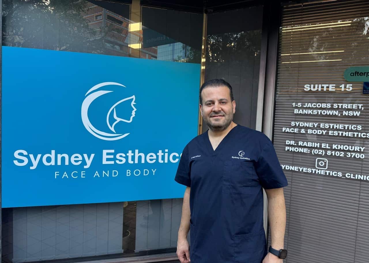 Rabea alKhoury - in front Clinic.JPG