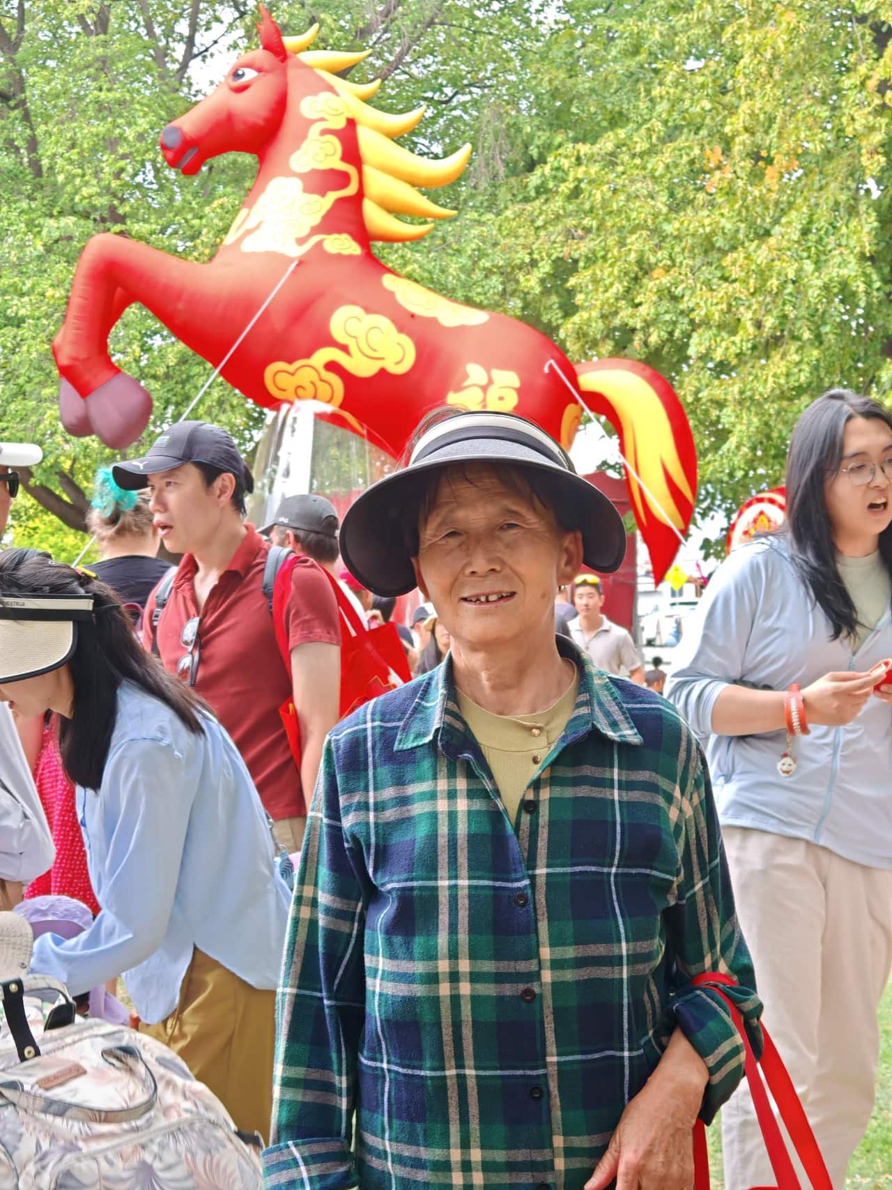到塔州帮带孩子的慈祥外婆