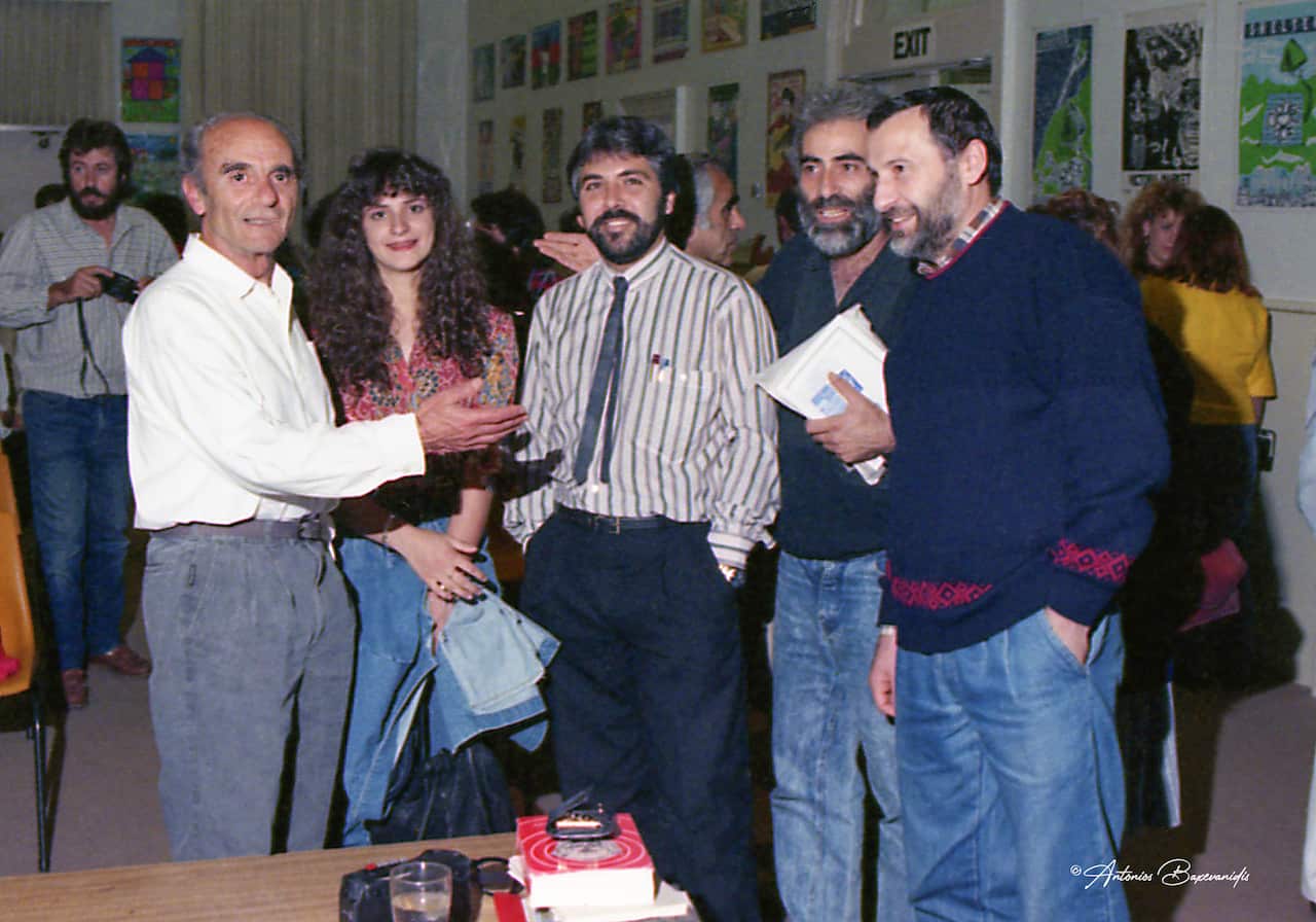 Dimitris Tsaloumas at the Antipodes Festival, Melbourne, 1990