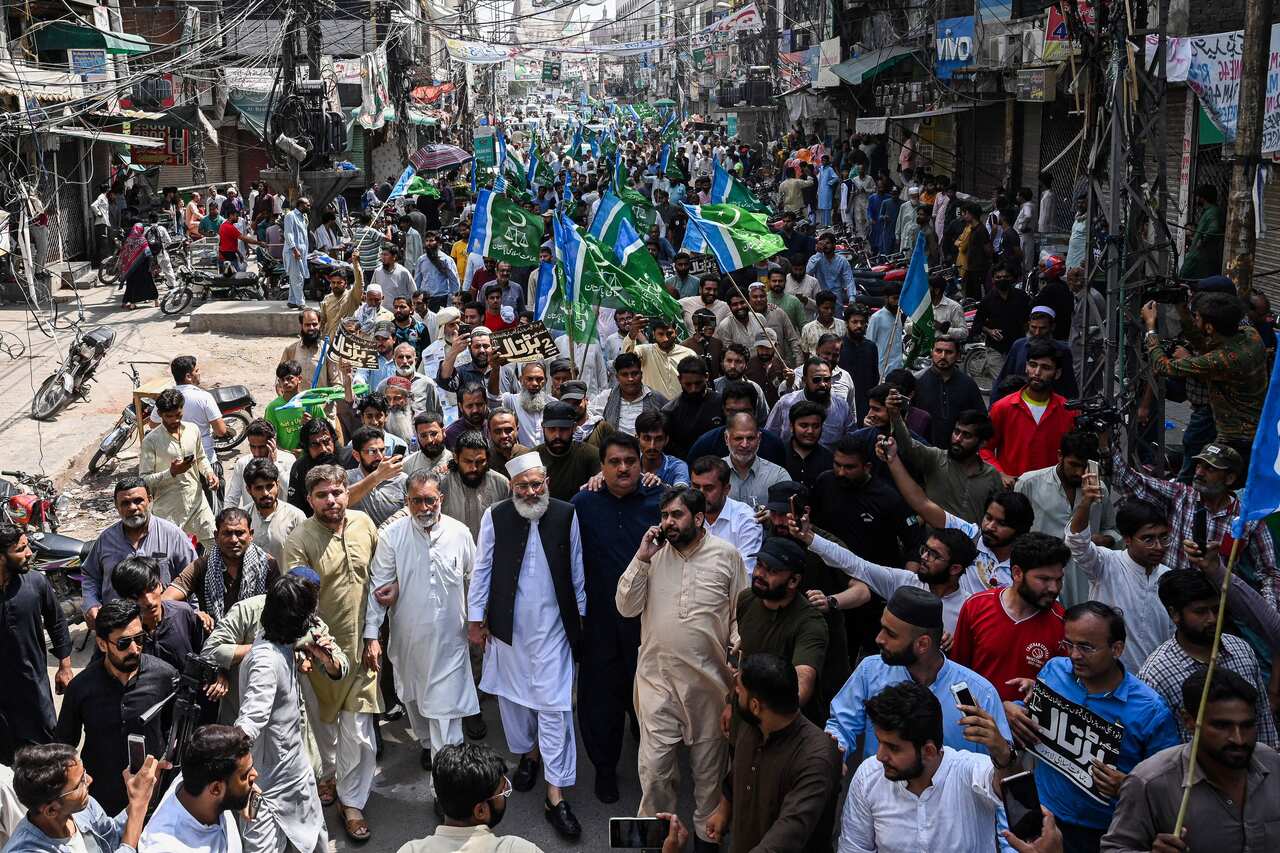 PAKISTAN-ECONOMY-PROTEST